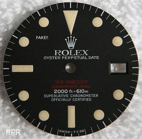 replica rolex dial replacement